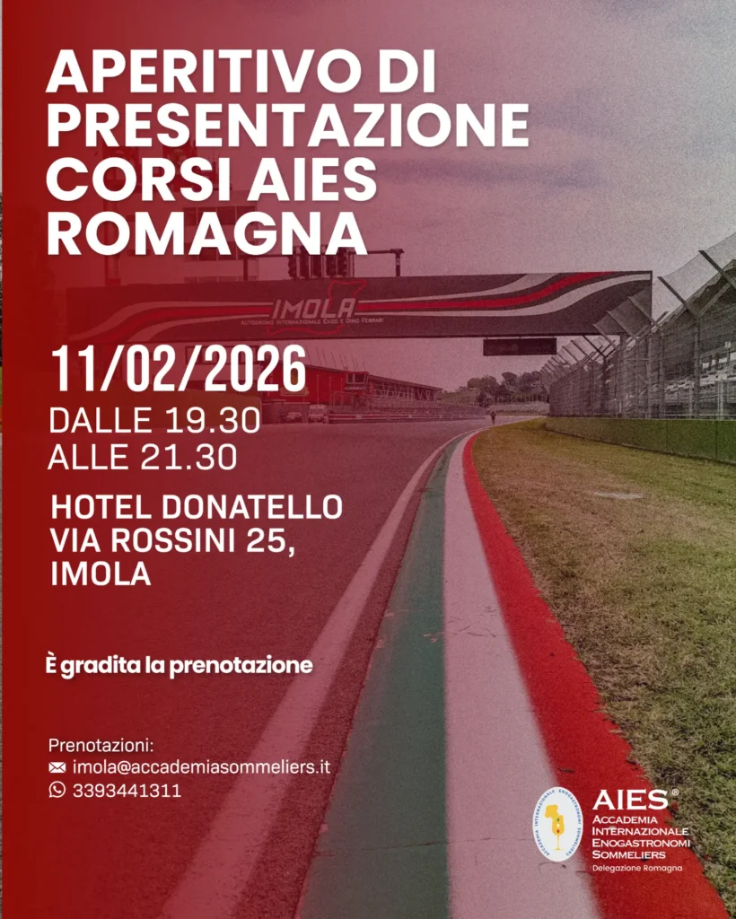 Locandina Aperitivo di Presentazione Corsi AIES Romagna