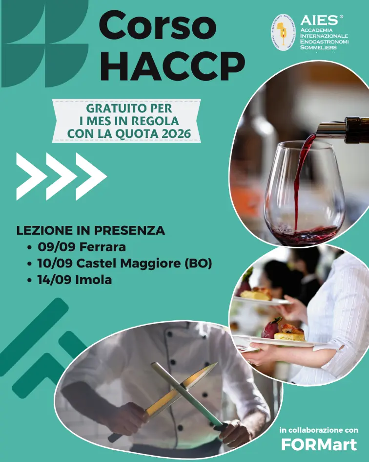 Locandina Corsi HACCP AIES e FORMart