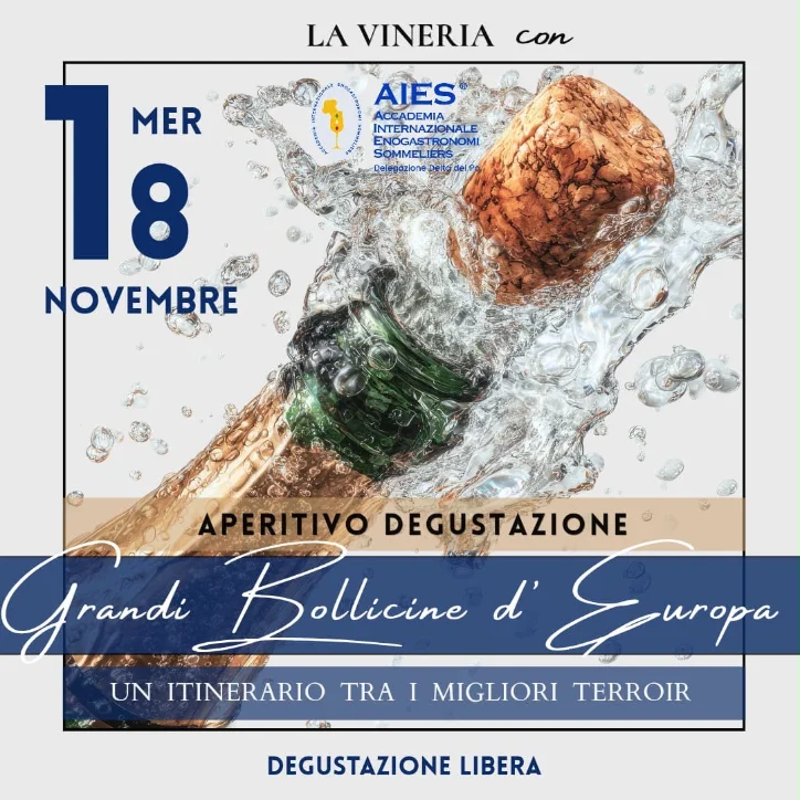 Locandina Evento AIES Delta del Po - Bollicine d'Europa