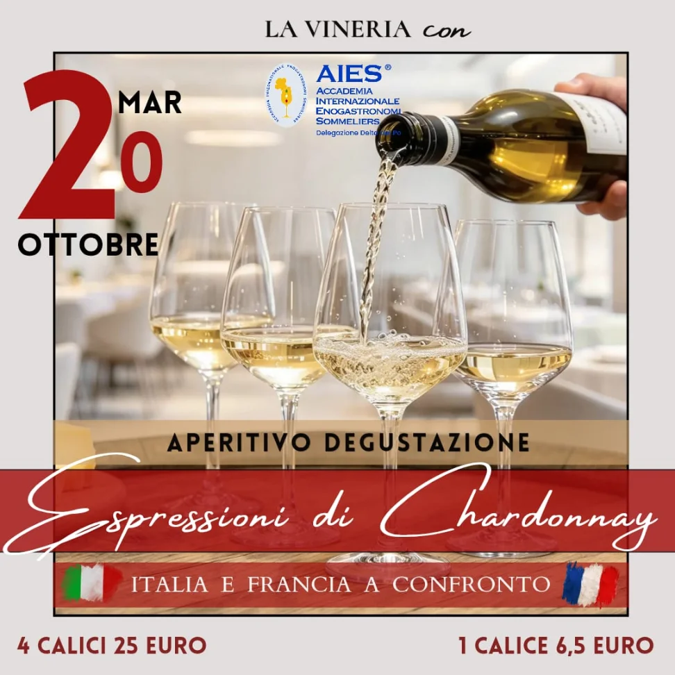 Locandina Evento AIES Delta del Po - Espressioni di Chardonnay